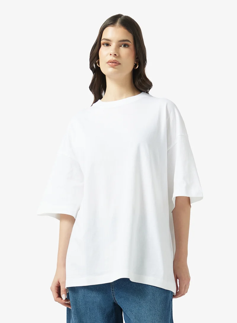 توب شوب Oversized Drop Shoulder T-Shirt