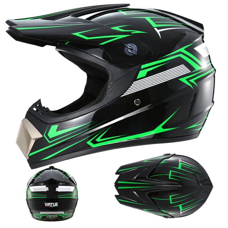 VIRTUE Off-Road Karting Helmet - Full Face Design for Electric Scooters and Mountain Biking - Image 4
