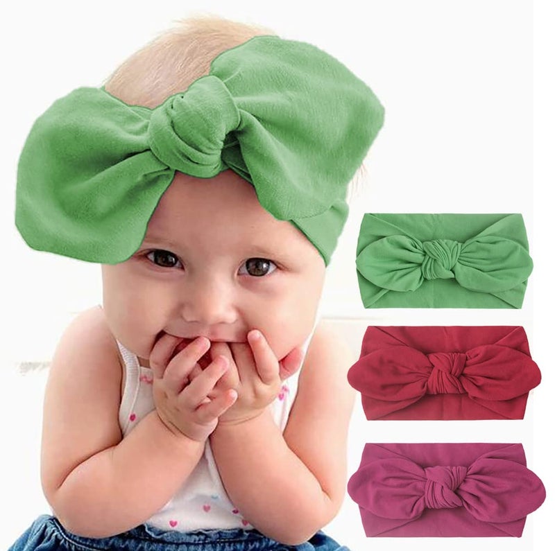 WZT 21PCS Baby Nylon Headbands 7 styles Hairbands Hair Bow Elastics for Girl headbands with bows Newborns Infant Toddlers - Image 5