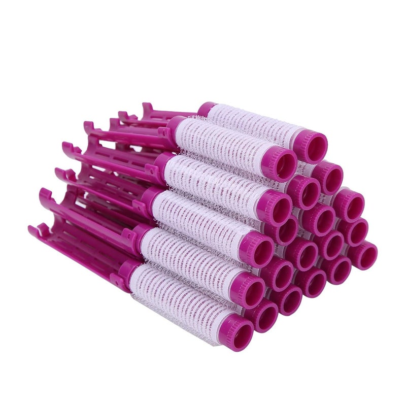 20pcs Hair Perm Rods Fluffy Perming Rod Hair Roller Curler Hairdressing Tool KitPurple  Styling Tools  Appliances Purple