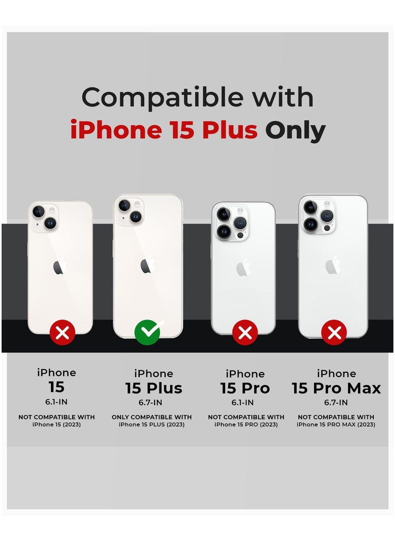 Raegr RAEGR iPhone 15 Plus Case | Magnetic Case | Supports Mag-Safe Wireless Charging | Air Hybrid Protective MagFix Case/Cover Designed for iPhone 15 Plus (6.7-Inch) 2023 - Crystal Clear RG10503  - Image 2