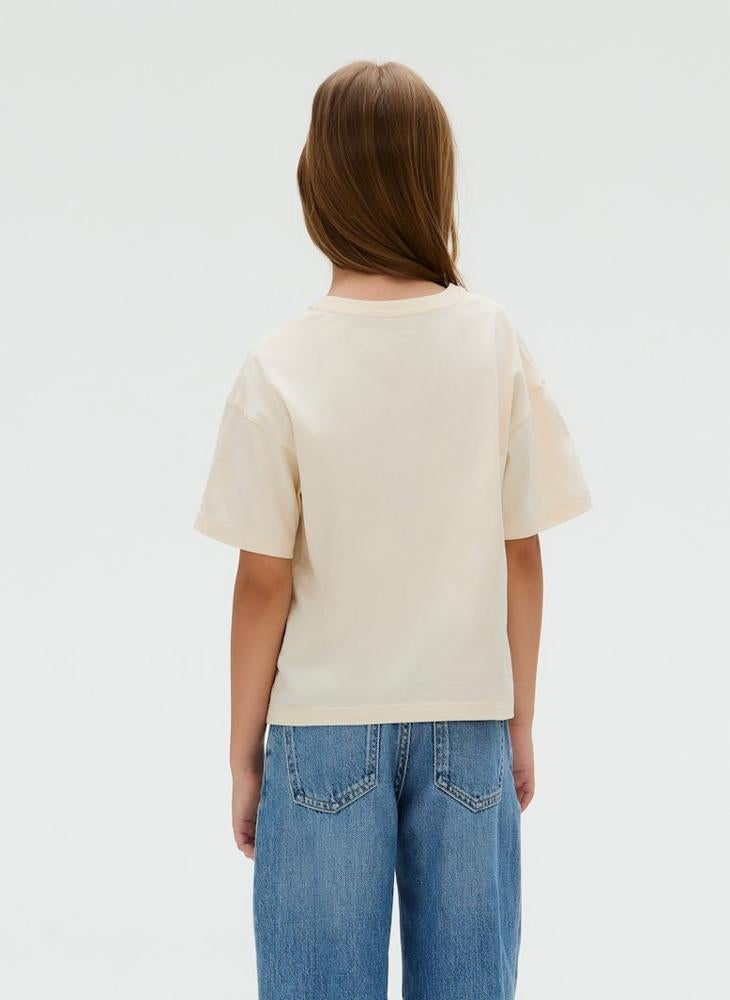 كالفن كلاين جينز تيشيرت لوجو بوكس للأطفال - Image 2