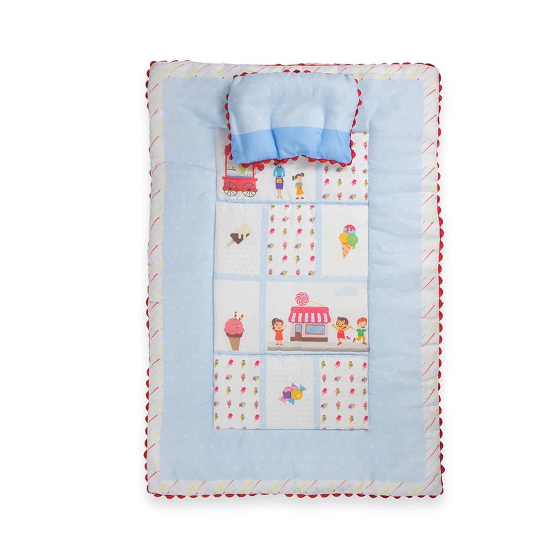 PIMSA Baby Quilt Godadi for Toddlers with Dry-Sheet Ice Cream Print - Image 1