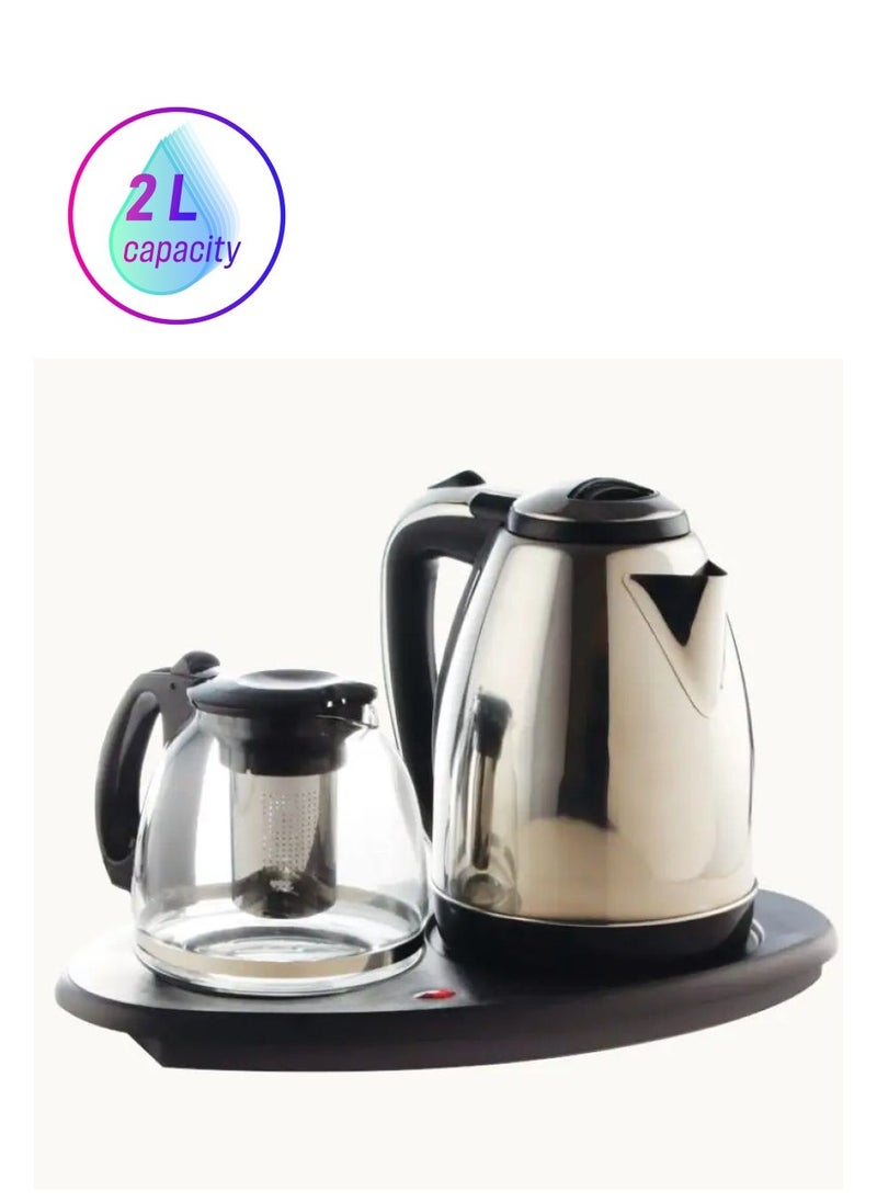 Denx Electric Kettle With Tea Tray & Automatic Shut-Off Feature - Image 5