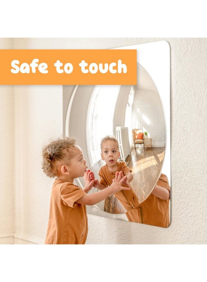 SPARK & WOW Sensory Wall Toddler Mirror - Giant - 1 Bubble - for Ages 6m+ - Easy-to-Clean Acrylic - Stimulate Cognitive Development - Image 4