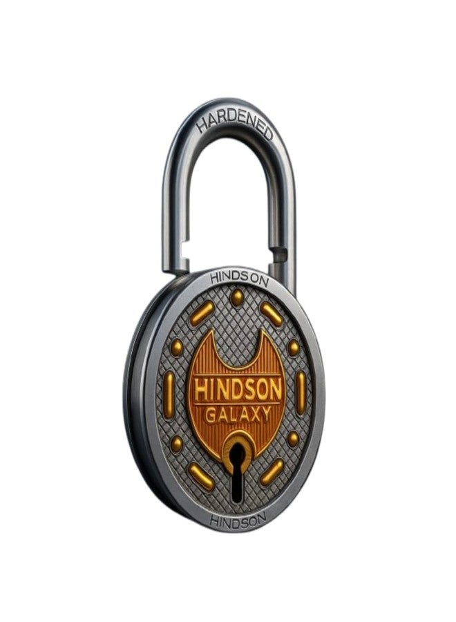 Hindson Galaxy Strong Security Padlocks with 6 Keys for Multipurpose Use - Pack of 3 - Image 2