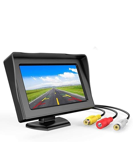 Carzex 4.3 Inch Universal TFT LCD Monitor Display for Car Dashboard Screen Rear View Monitor Only for Reverse Parking Camera (4.3 INCH Screen ONLY) - Image 5