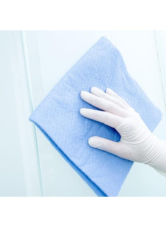 Disposable Nitrile Gloves 100 Pcs Heavy Duty Latex Free Food Safe Cooking & Cleaning Gloves Size L - Image 3