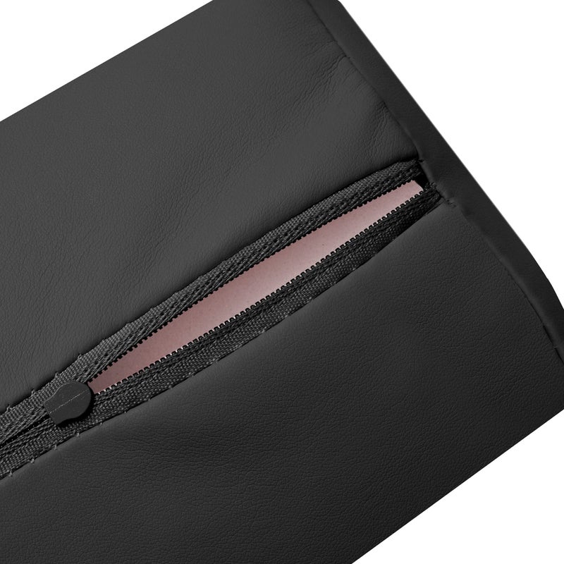Saloniture Half Round Neck Massage Table Bolster Pillow Pad - 13 x 6 x 3 Inch - Black - Image 4