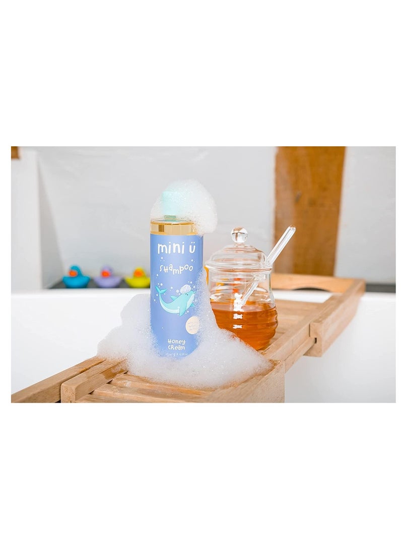 Mini U Honey Cream Shampoo Yellow for Children - Suitable for Kids & Baby from Newborn - Naturally derived & made in the UK (1 Pack) - Image 5