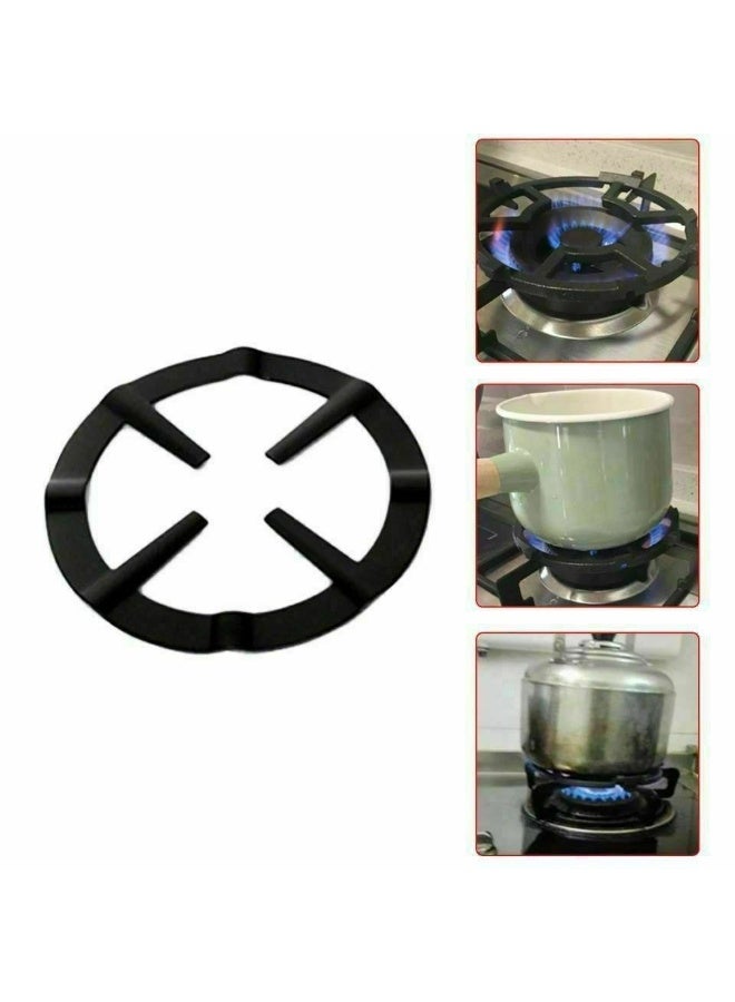 Ensure maximum safety and stability for your morning brew with this durable Gas Hob Coffee Pot Support Ring. Specially designed to reduce gas stove burner sizes, this heat-resistant metal rack stabilizes small espresso makers and Turkish coffee pots, preventing accidental spills or tilting while ensuring even heat distribution for a perfect cup every time. - Image 3