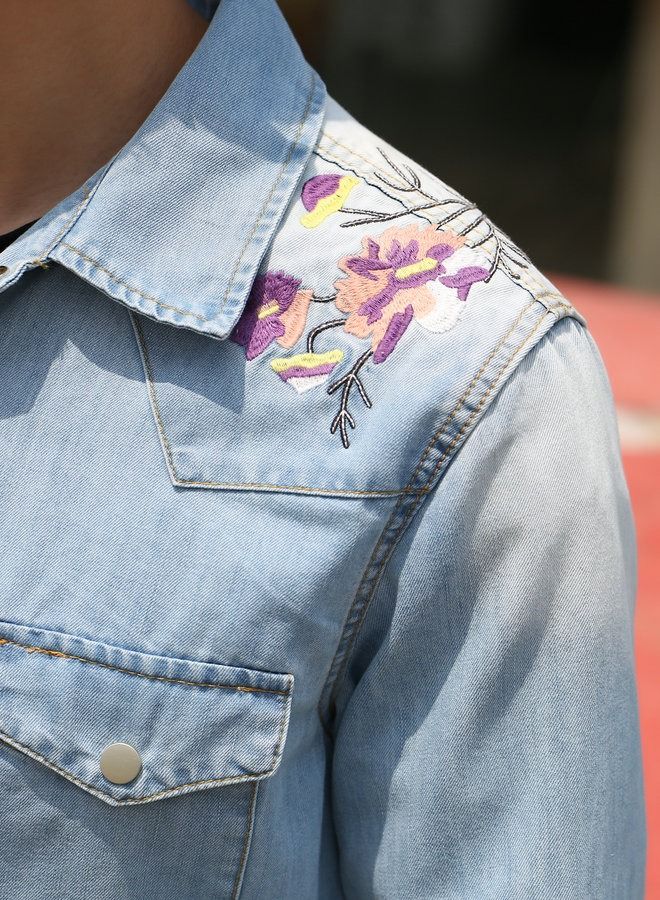 Nomadic Noble 2022 New Embroidered Denim Jacket  - Image 4