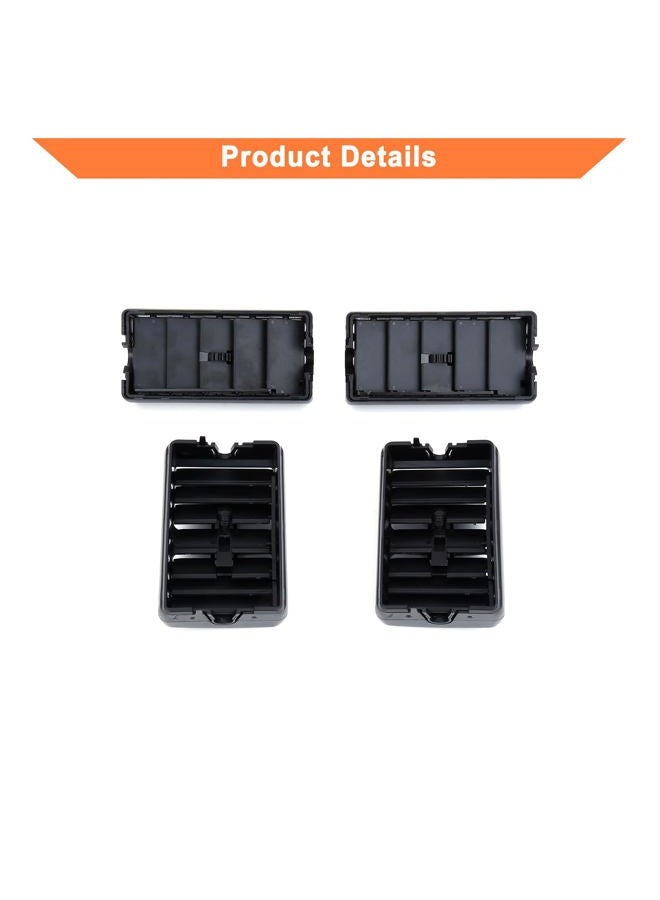 YOUYIEN Dashboard Air Duct Vent AC Heater Louver Outlet Grille (4PCS).Replaces Part # 5FS10LAZAB 5FS10DX9 5DP55TAZ 5DP54TAZ.Compatible with 1997-2006 Jeep Wrangler TJ 1997-2001 Cherokee - Image 4