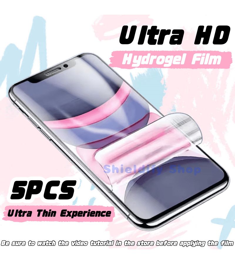 5pcs Ultra Clear Hydrogel Film Compatible With Vivo X200 Pro Mini Full Coverage Flexible Curved Fit - Image 1