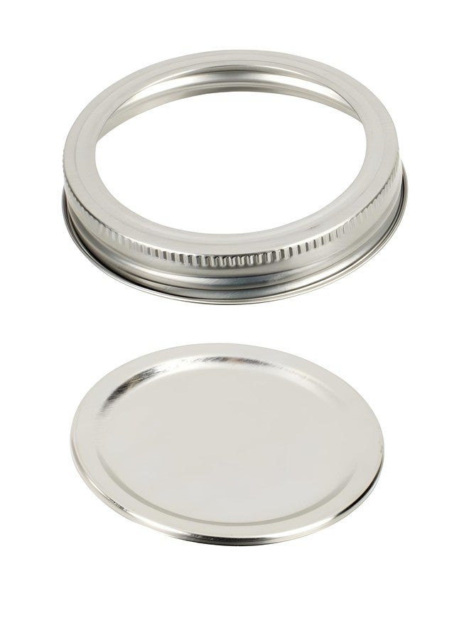 Bexter (Pack of 6) Smooth Crystal Mason Jelly Jars with Lids and Bands - Quarter Pint (4 oz) Size - Ideal for Canning, Pickling, Juices, Jams & Jellies - Image 4