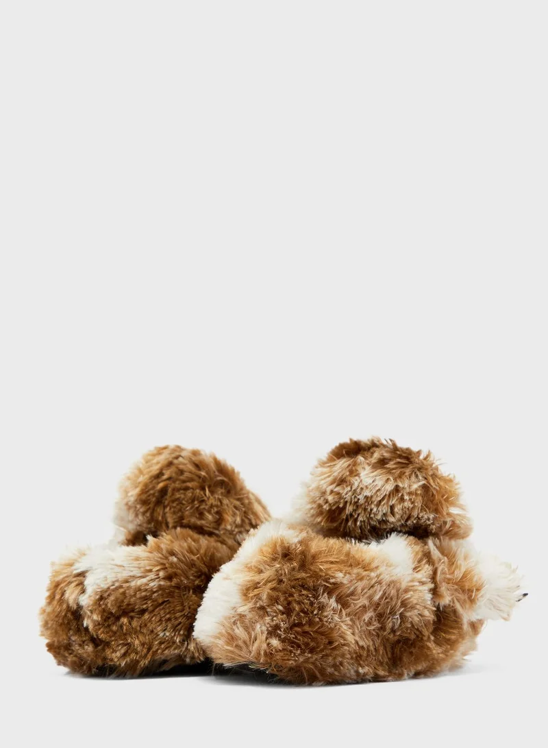Ginger Sloth Kids House Slippers