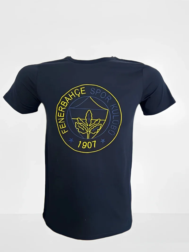 Fenerbahçe Licensed Men's Tribune Embroidery T-shirt LACİ1907