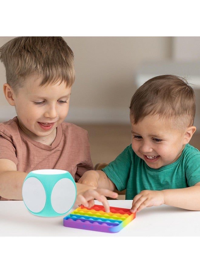 NUOBESTY Dry Erase Blocks Set: DIY Blank Dice Dry Erase Foam Dice Cubes Erasable Writable Game Dice for Math Teaching Prop Educational Toy - Image 4