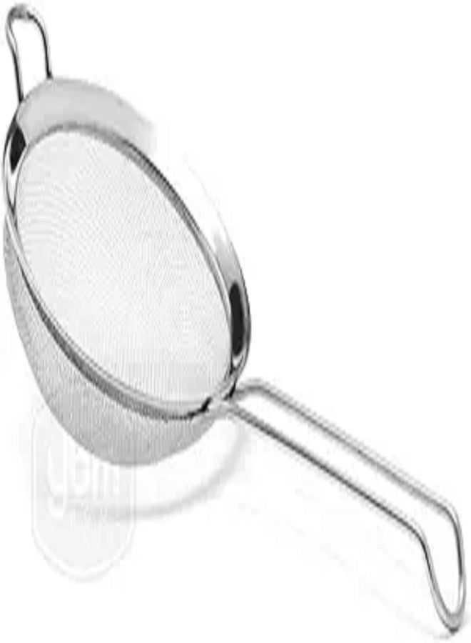 واي بي أم هوم مصفاة شبكية دقيقة من الفولاذ المقاوم للصدأ من YBM Home مع مقبض لغسل الحبوب والبقوليات والأرز والفواكه، 2.5 بوصة - Image 1