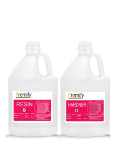 Epoxy Resin, 2 Gallons (7.5kg) High Performance Epoxy, Gloss Bubble Free & Crystal Clear Glue, Fast Curing Epoxy Kit for Jewelry Making, Arts & Crafts, Coating, Etc
