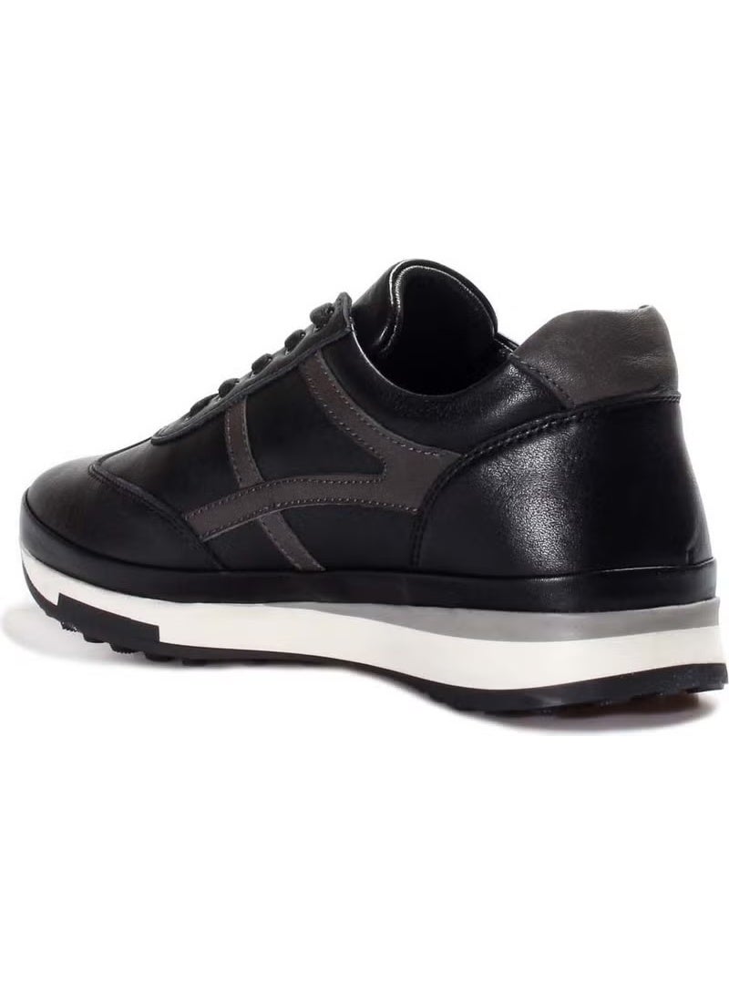 Fast Step Men's Leather Sneakers Casual Comfortable Sports Walking Casual Lace-Up Shoes 855MA1319 - Image 2