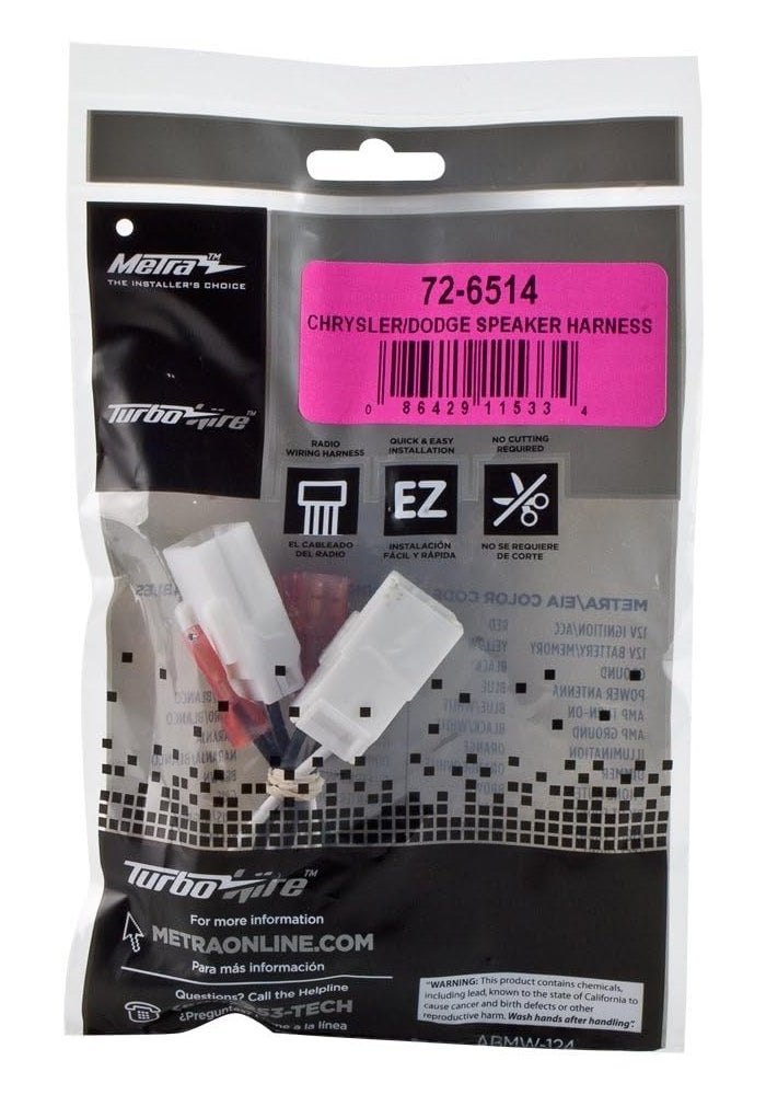 Metra 72-6514 Speaker Harness for Chrysler/Dodge - Image 2