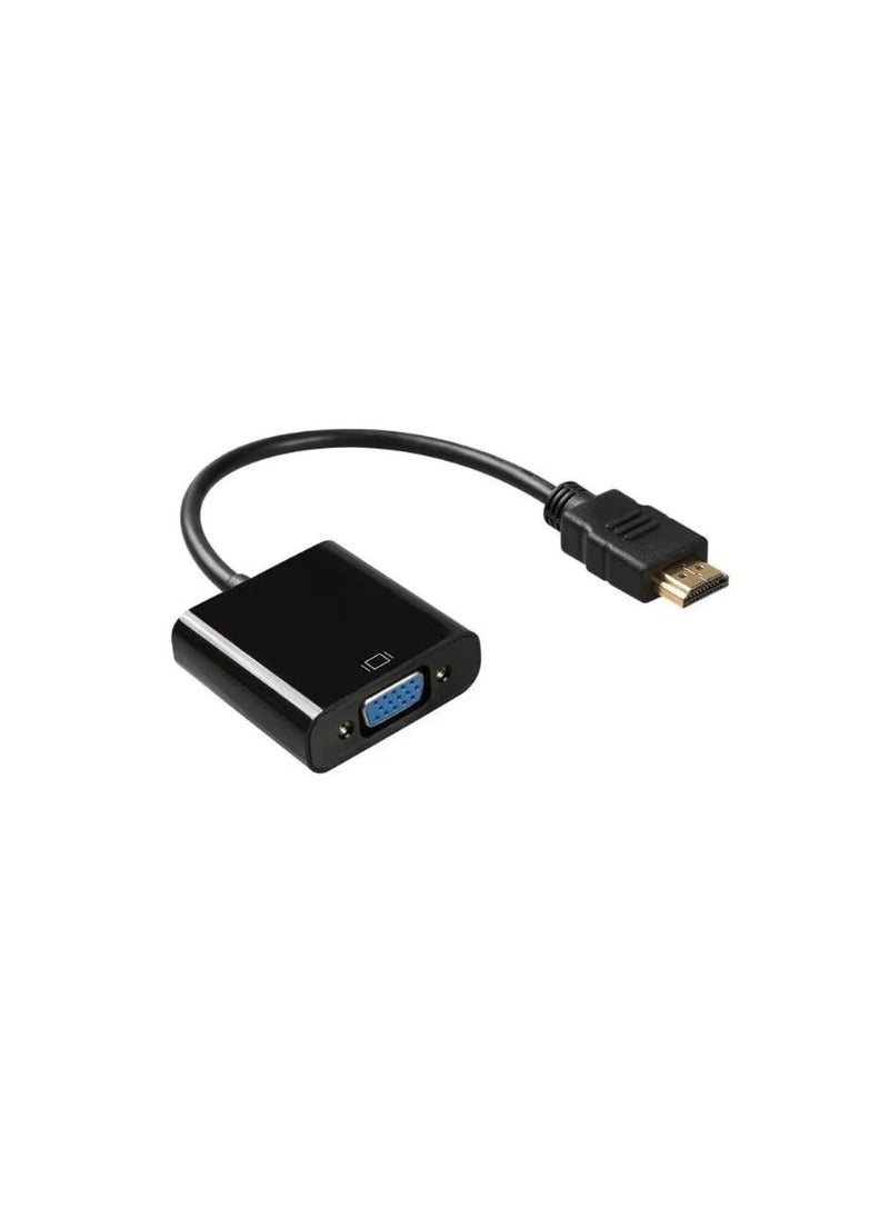 Generic HDMI to VGA Adapter Cable – HDMI Male to VGA Female Video Converter for Laptop, Desktop, HDTV, Monitor, Projector  - Image 2
