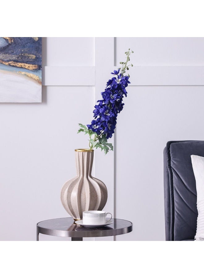 DANUBE HOME Bloomvogue Artificial Dark Blue Delphinium Flowers Real Touch Bouquet Flowers for Wedding Party Home Centerpieces Arrangements Bouquets 94Cm Blue  - Image 3