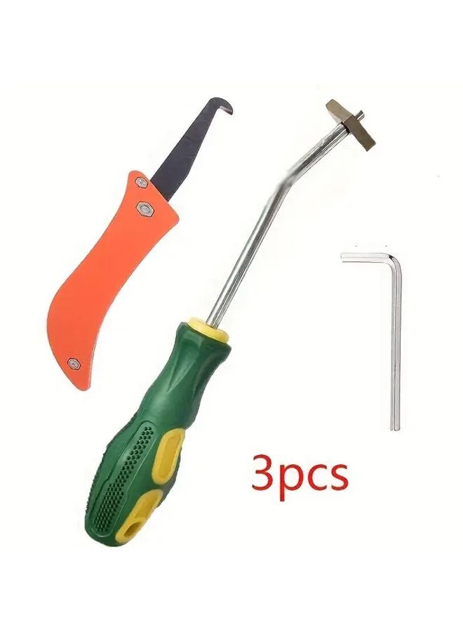 3PCS Professional Ceramic Tile Grouting Tool Joint Knife Cleaning Kit - Image 2