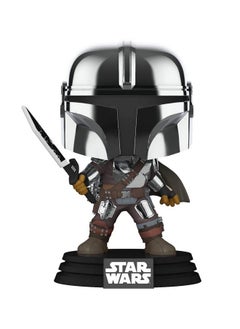 Funko Star Wars Mandalorian With Darksaber (Chrome & Glow In The Dark) Exclusive