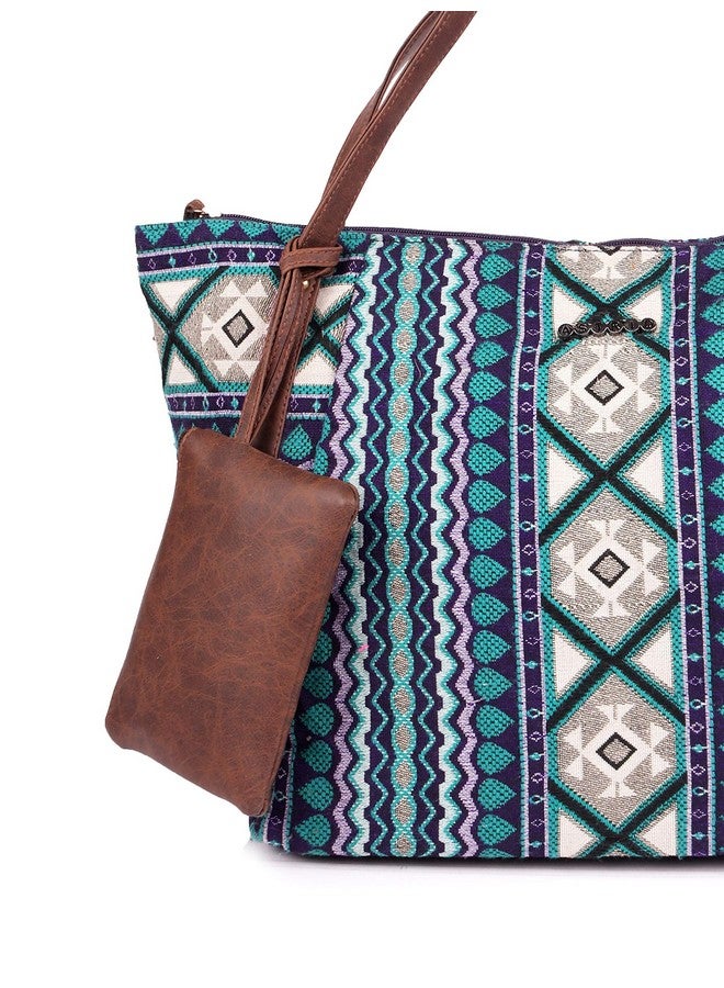 Astrid ASTRID Women Tote Bag Blue - Image 5