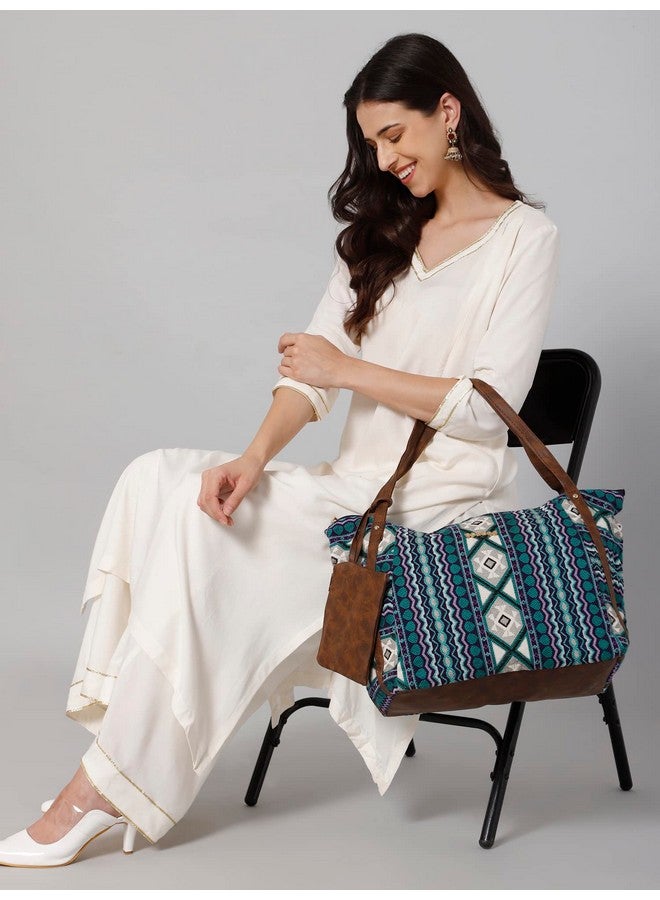 Astrid ASTRID Women Tote Bag Blue - Image 2