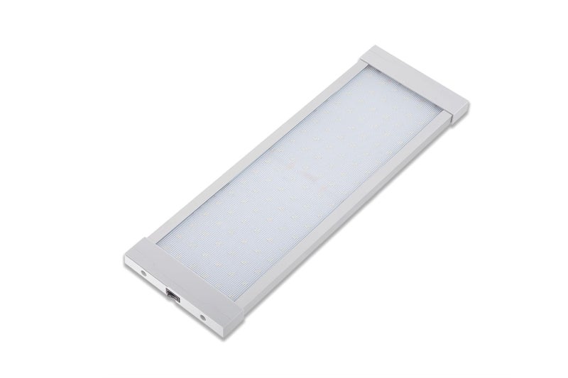 Raycharm RV Boat UnderCabinet Interior LED Light Fixture 181 x 59 Surface Mount 6000K CoolWhite Even Diffused Beam High LightOutput Low Ampere Draw 12V24V DC OnOff Rocker Switch 1Pack