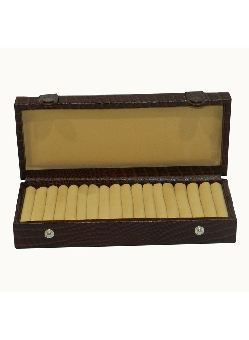 LAVERI LEATHER Laveri Ring Storage Display Box with Ring Holder Showcase for Store Display, Jewelry Show & Home ~ Jewelry Tray Organizer - Image 1