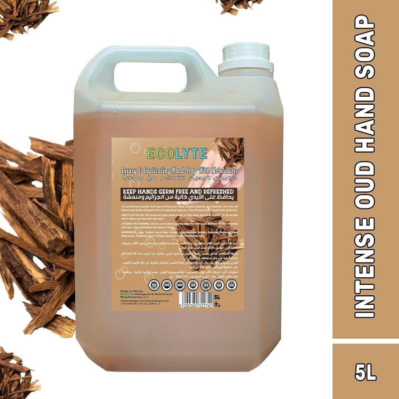 ECOLYTE+ Intense Oud Hand Soap - 5L - Image 3