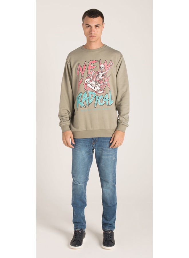 Marco Bergamo CREW R NECK PRINTED SWEATSHIRT  - Image 1