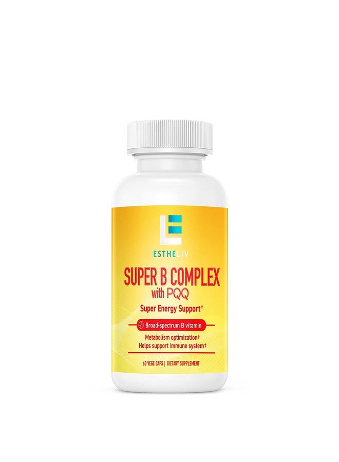 ESTHELIV® Super B Complex with PQQ - 60 VegeCaps - Image 1