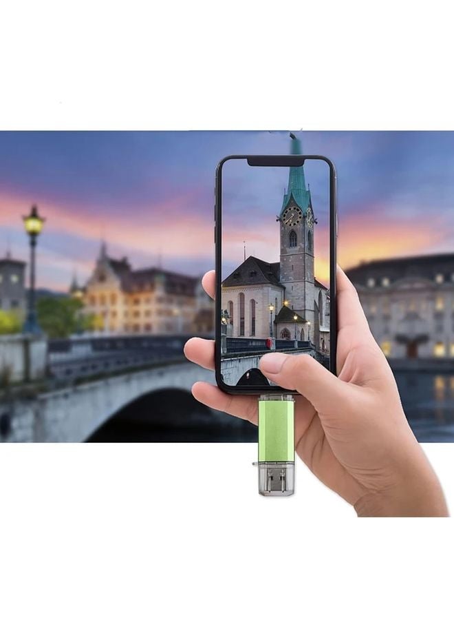 لانسترن 256 جيجابايت محرك أقراص USB من النوع C عصا ذاكرة 2 في 1 مع OTG لـ MacBook وAndroid - Image 4