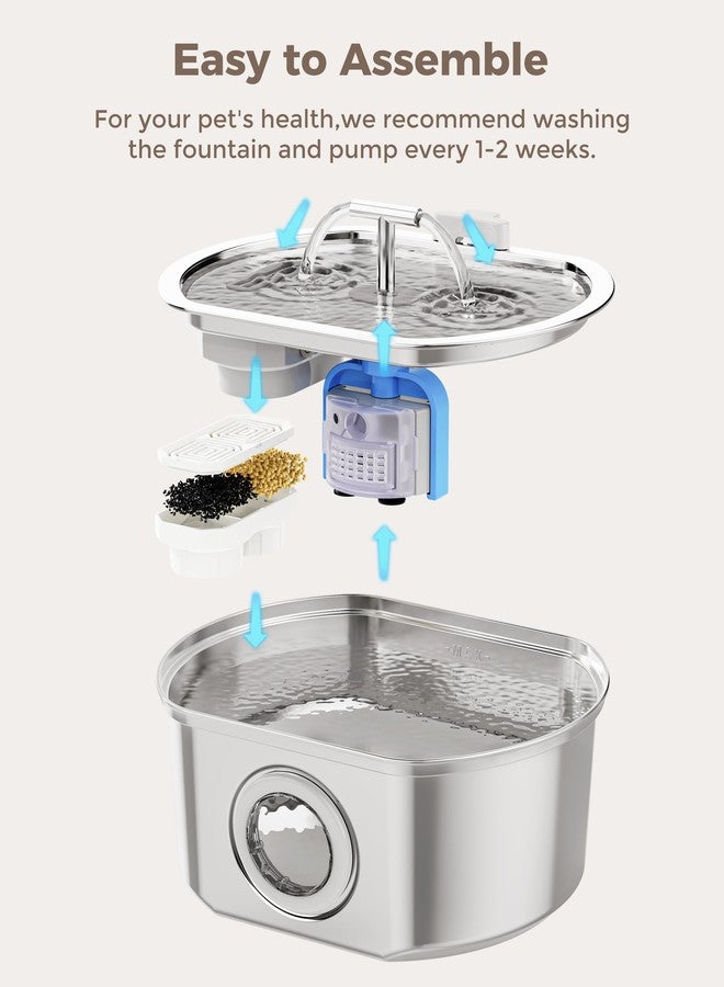 Neareal Cat Water Fountain Replacement Water Pump - Quiet Replacement Pump - ideal for 3.2L/108oz Cat Drinking Fountain Automatic Pet Water Dispenser - Image 4