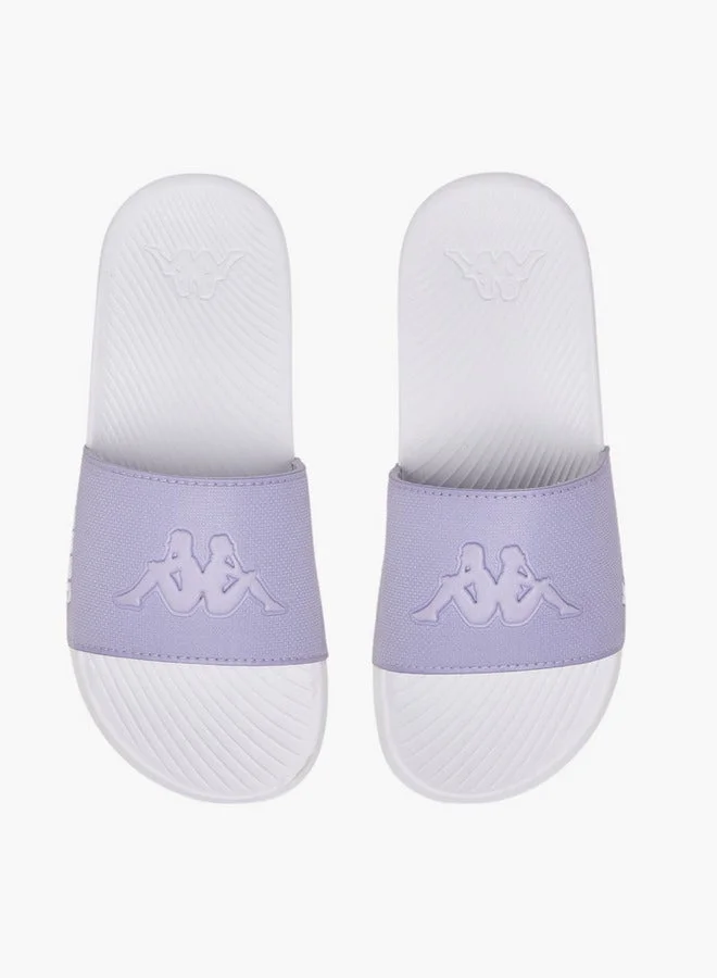 Kappa Girls' Logo Detail Slides