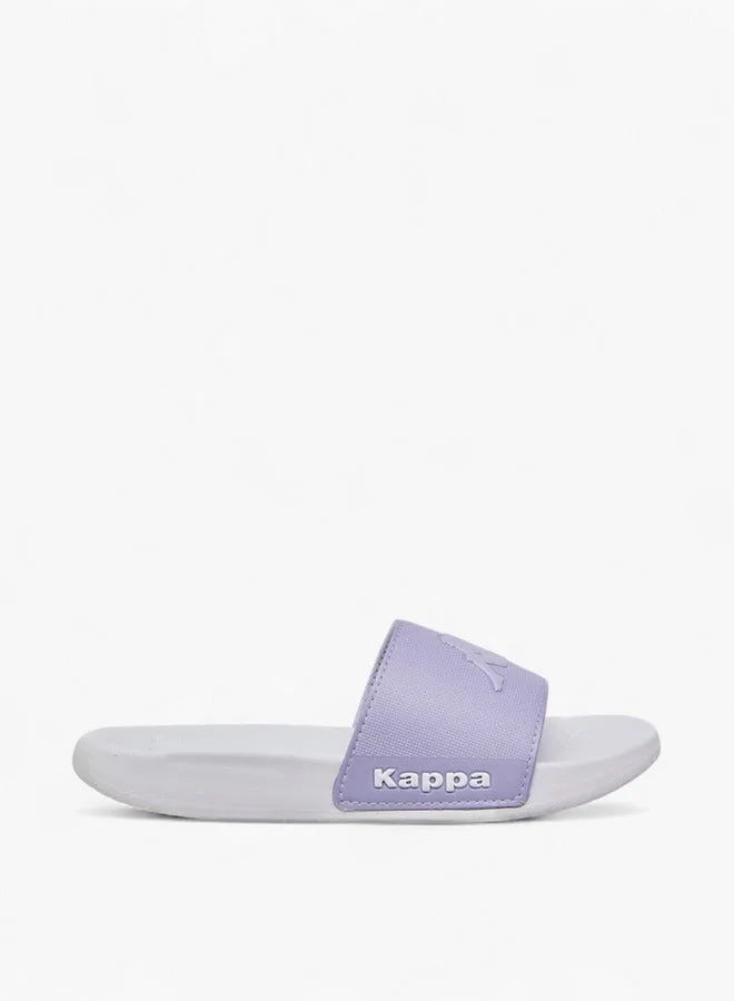 Kappa Girls' Logo Detail Slides