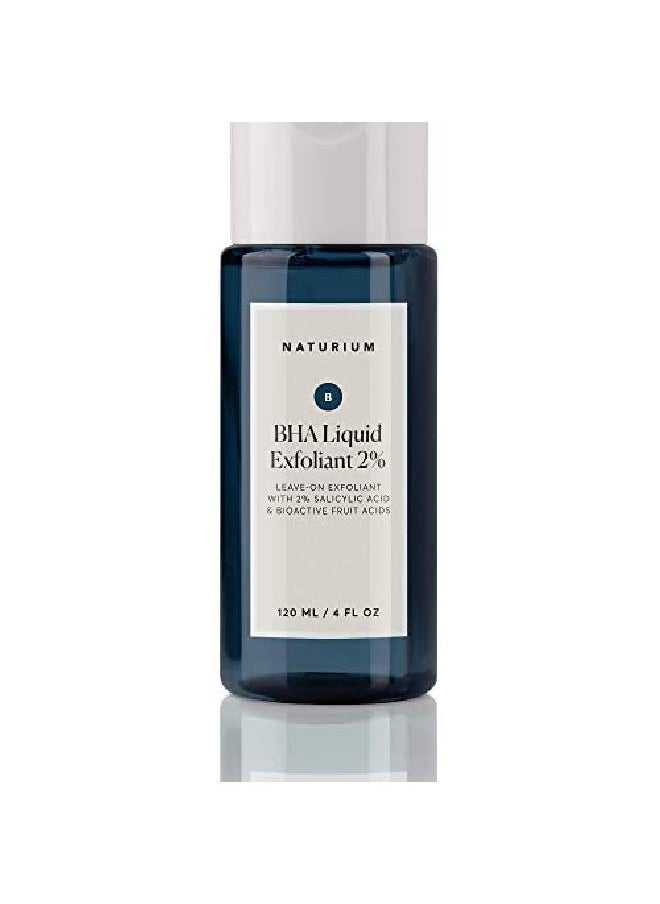 NATURIUM Bha Liquid Exfoliant 2% With Salicylic Acid & Bioactive Fruit Acids Dark Spot Corrector Face & Skin Care Treatment 4 Oz  - Image 3