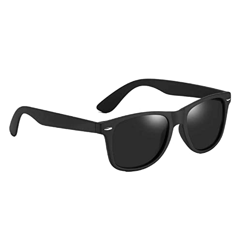 Creature Wayfarer UV Protection Unisex Sunglasses (BLACK) SUN-094-BLK-BLK - Image 3