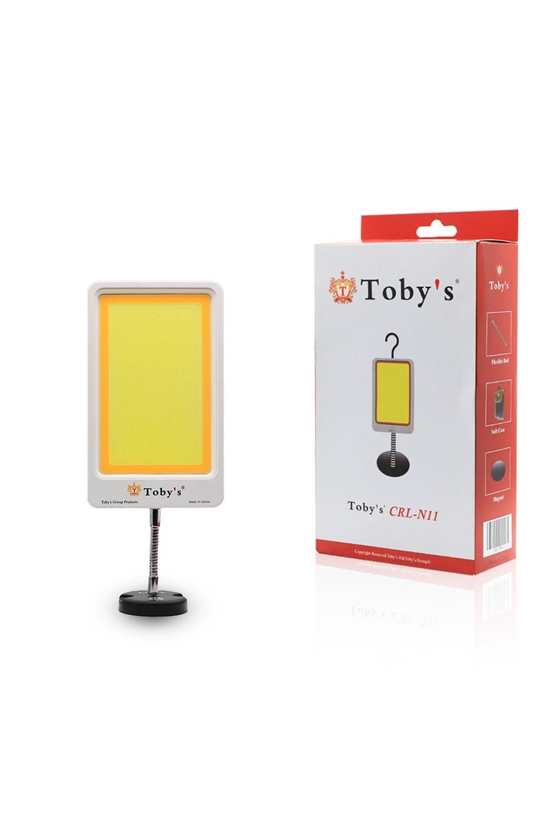 Toby's Toby's CRL-N11 25W Ultra-Bright COB Work Light with Flexible Rod, 3M Cable & Cigarette Lighter – IP67 Waterproof for Camping & Repairs - Image 1