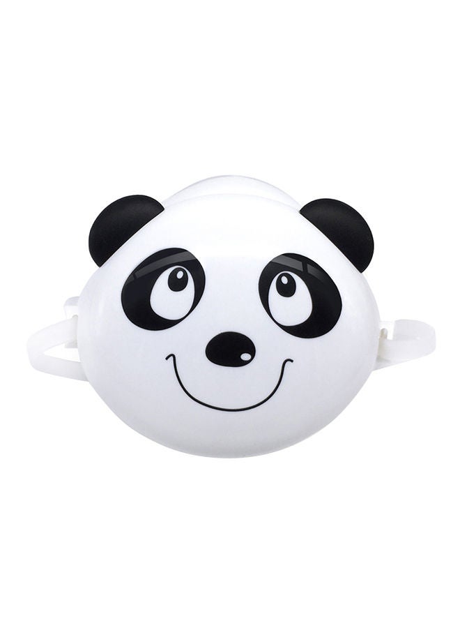 NIBEMINENT 4 Layer Filter Element Intelligent Electric Mask Sporty Cute Panda Design white 11.5x11.5x11.5centigram  - Image 1