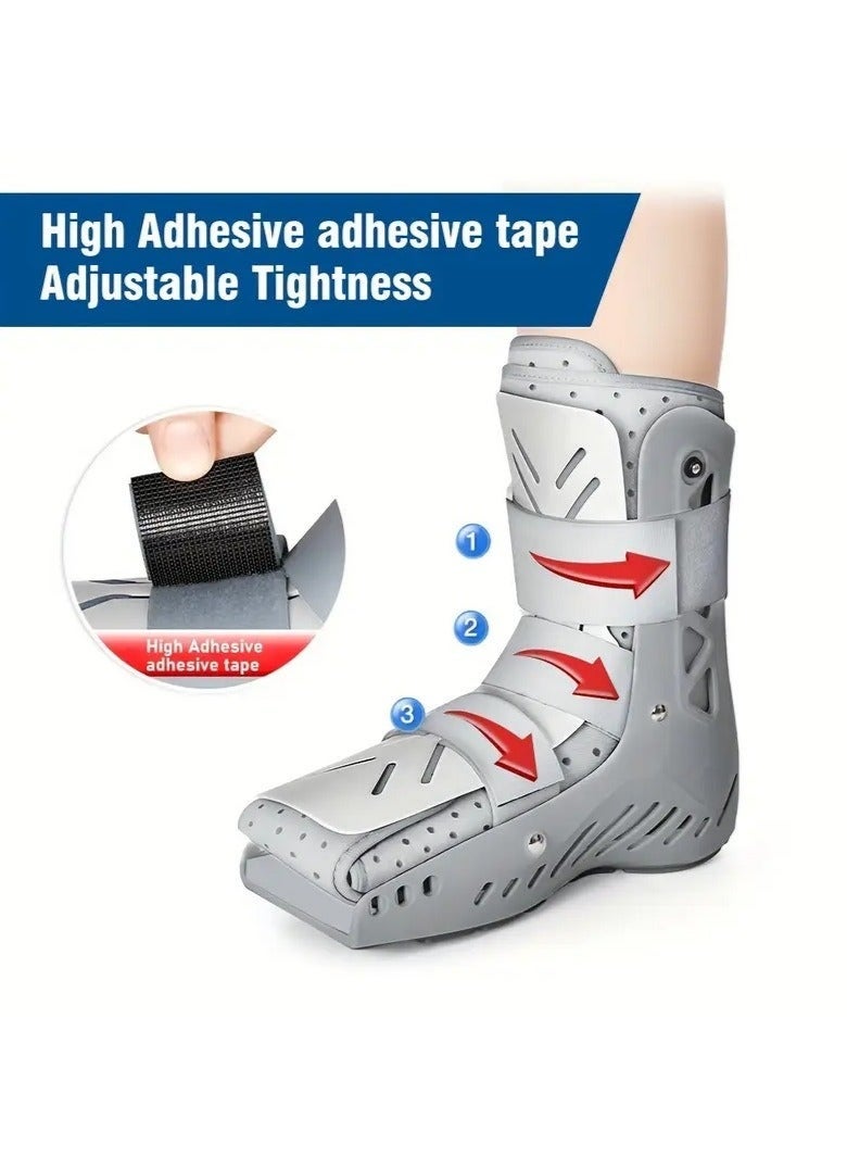 Arabest Air Walking Boot, Adjustable Air Foot Orthopedic Shoes, Medical Orthosis Cam Walker Brace, Suitable for Ankle Sprain and Fracture Recovery (Left) - Image 3