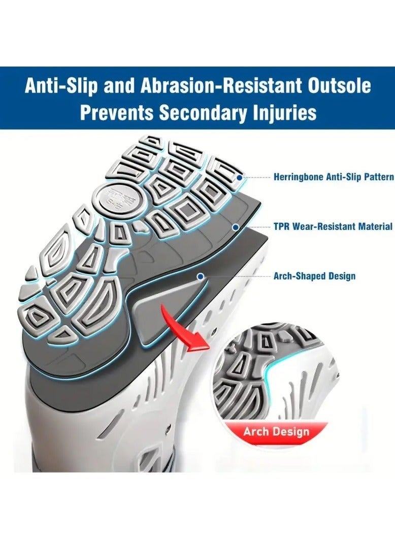 Arabest Air Walking Boot, Adjustable Air Foot Orthopedic Shoes, Medical Orthosis Cam Walker Brace, Suitable for Ankle Sprain and Fracture Recovery (Left) - Image 2