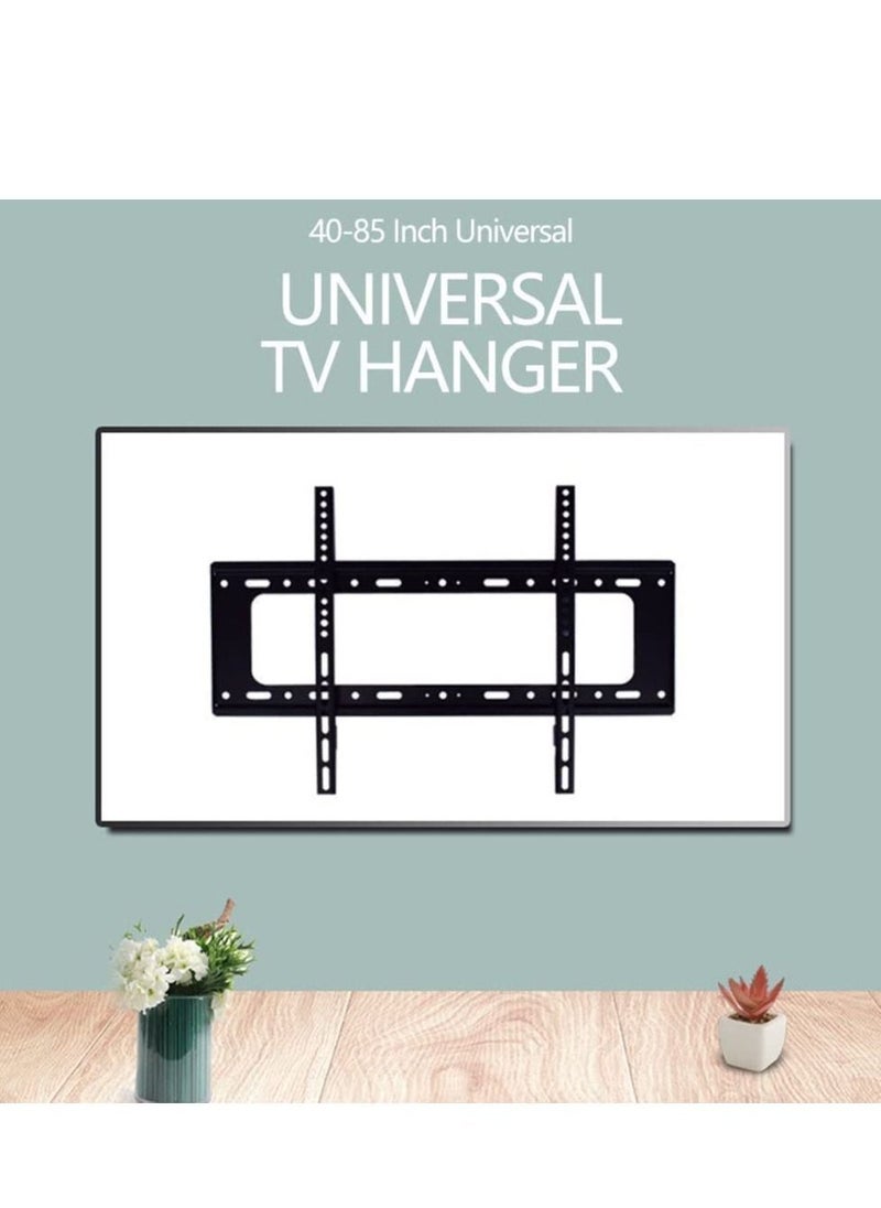 Generic - TV Wall Mount for TVs Up to 85" - Holds Your TV Only 1.25" from The Wall - Big Hardware Assortment for Simple Install - Image 1