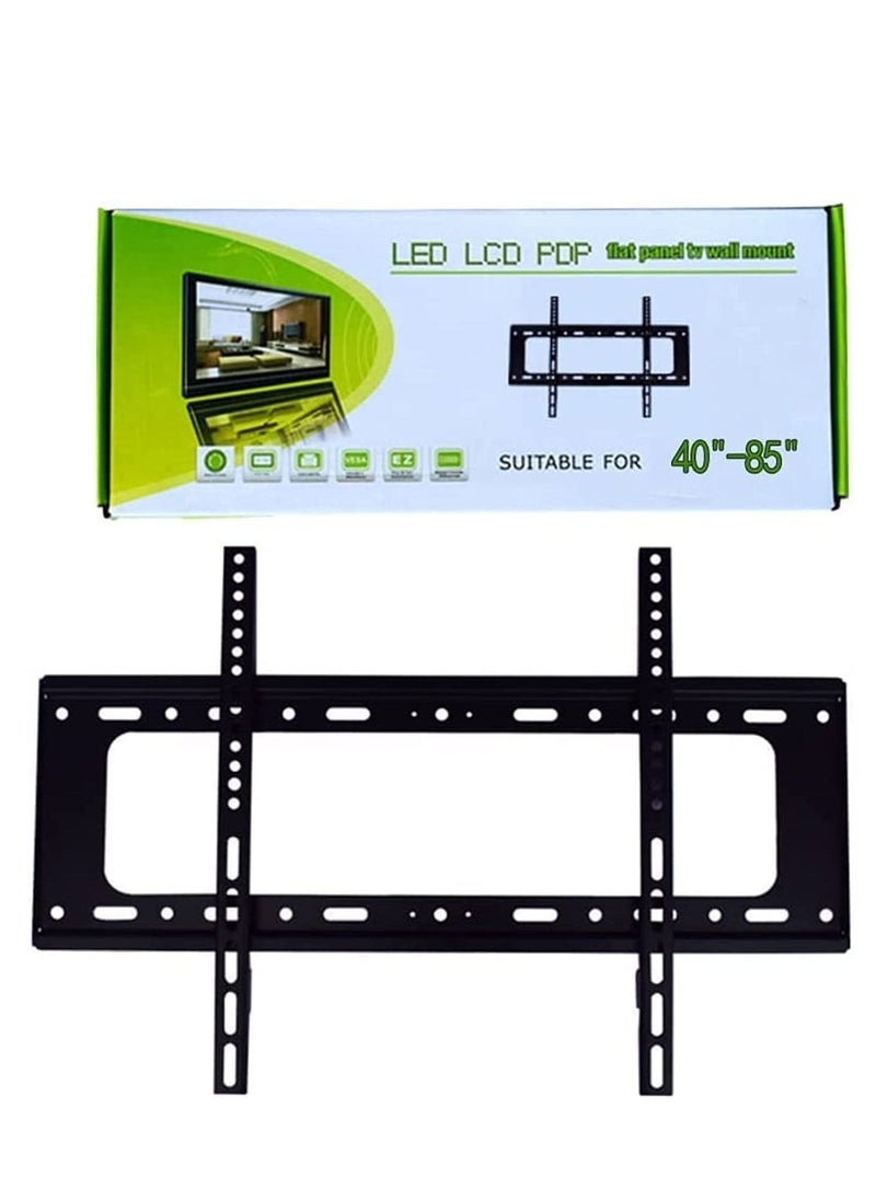 Generic - TV Wall Mount for TVs Up to 85" - Holds Your TV Only 1.25" from The Wall - Big Hardware Assortment for Simple Install - Image 1