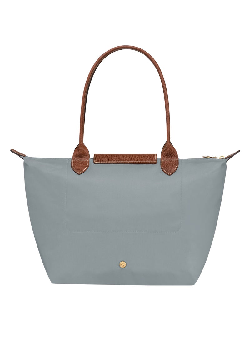 Longchamp Women's Medium Tote Bag, Handbag, Shoulder Bag, Steel Gray Classic Style - Image 5